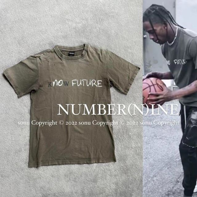 ナンバーナイン no future Tシャツ Travis Scott-