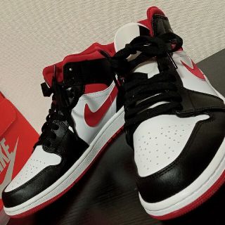 ナイキ(NIKE)の【トントントム様専用】NIKE AIR JORDAN 1 MID ジムレッド(スニーカー)