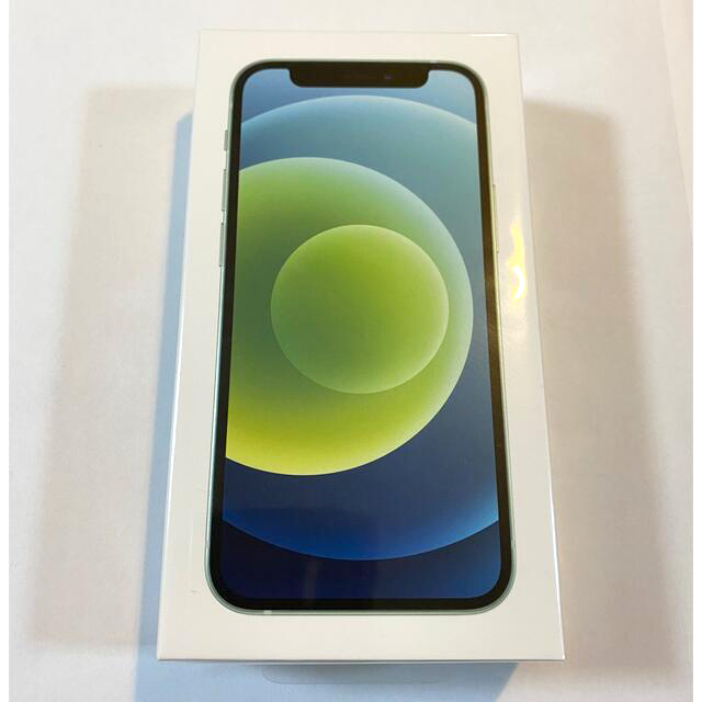 iPhone12 mini 128GB green 緑 SIMフリー いラインアップ スマホ/家電