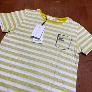 バーバリー(BURBERRY)の◇バーバリー◇ キッズ　ロゴプリント　ボーダー　Tシャツ(Tシャツ/カットソー)