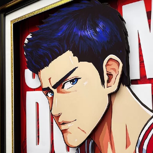 🏀スラムダンク SLAM DUNK 立体 3D アート 三井寿 Z11② 絵画の 🏀スラムダンク SLAM DUNK 立体 3D アート 三井寿 Z11② 絵画の