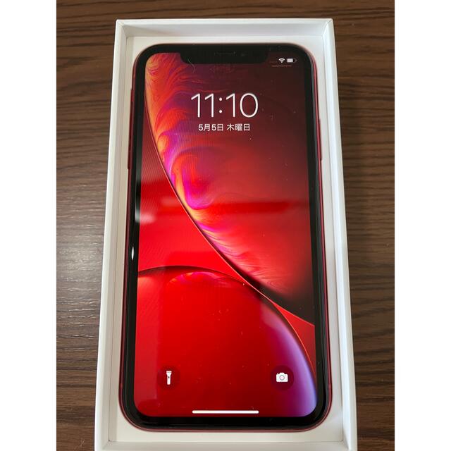ライトニングボルト iPhoneXR 64GB RED 『SIMロックあり(docomo