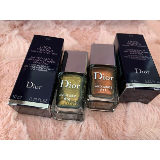 Dior(ディオール)のDior ヴェルニ 814 ナイトバード 811 ワイルドウィングス コスメ/美容のネイル(マニキュア)の商品写真