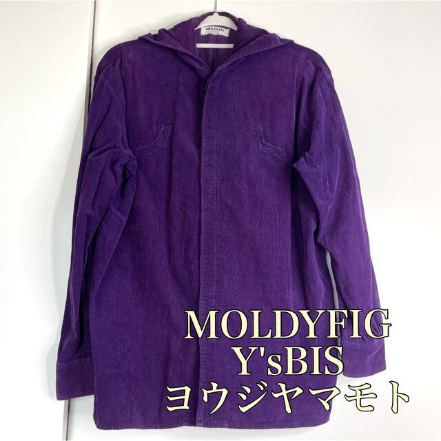 Y's - MOLDYFIG Y'sBIS INC. 紫 長袖 シャツ ジャケットの通販 by