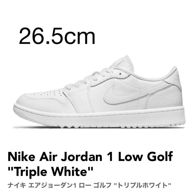 nike air jordan 1 golf ゴルフ トリプル ホワイト