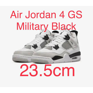 NIKE - Nike GS Air Jordan 4 "Military Black" 
