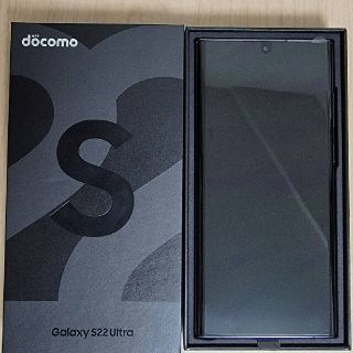 未使用 docomo SC-52C Galaxy S22Ultra BLACK