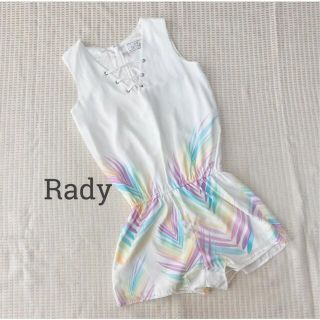 レディー(Rady)の美品♡Rady レインボーリーフキャミコンビネゾン(オールインワン)