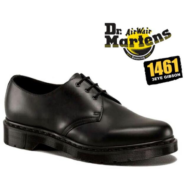 サイズについてDr.Martens 1461 3EYE GIBSON MONO BLACK