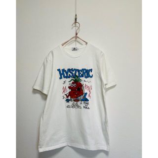 極美品 HYSTERIC GLAMOUR 刺繍柄Tシャツ黒XL