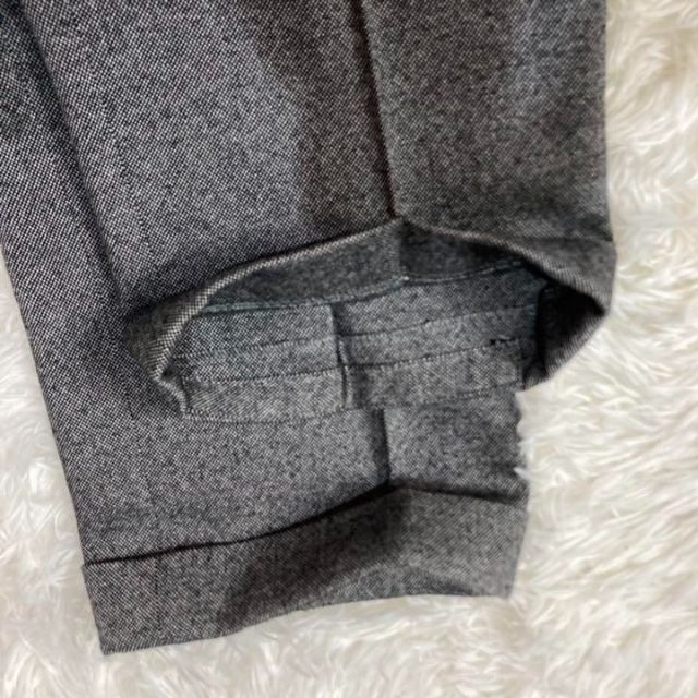 アクアスキュータム セットアップ スーツ カシミア混 ウール グレー