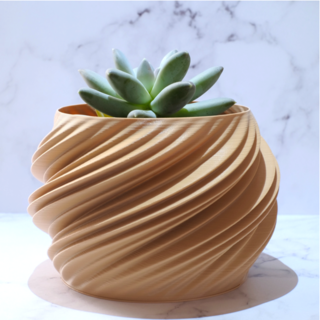 HINERI / 3D printed 植木鉢カバー / 3号 / プランター(プランター)