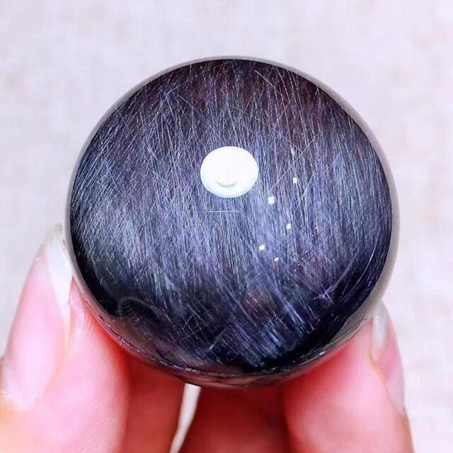 高級】プラチナタイチンルチルクォーツ ルース 28mm 最大12%OFF