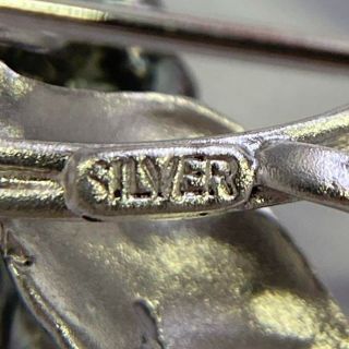 SILVER 黒蝶真珠ケシ ブローチ 銀 シルバー パール タヒチの通販 by ...