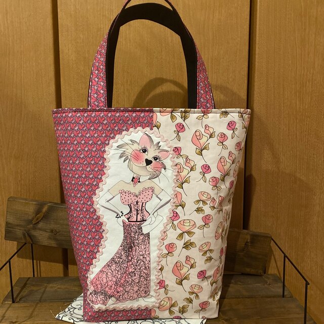 にゃんこ先生ママ様専用 ♡ロラライハリス♡トートバッグ受注制作