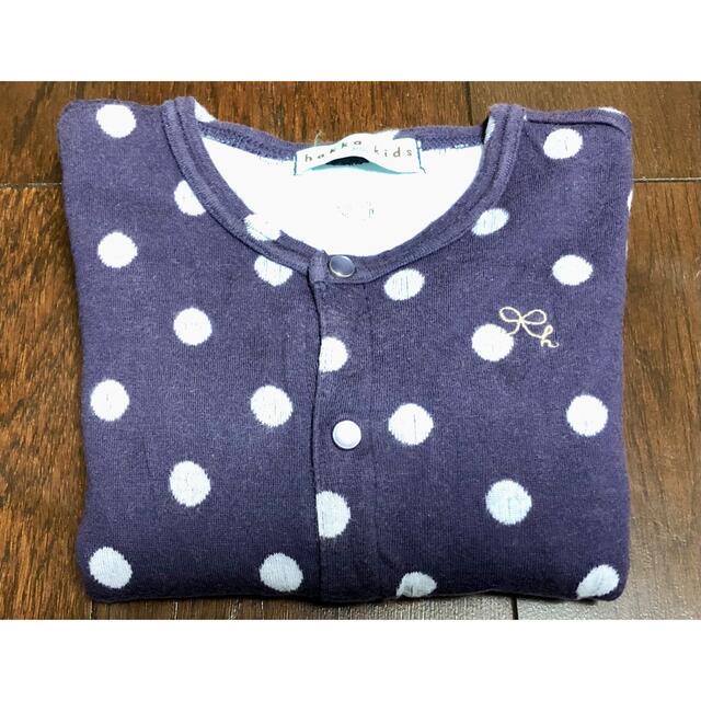 hakka kids(ハッカキッズ)のhakka kids水玉カーディガン キッズ/ベビー/マタニティのキッズ服女の子用(90cm~)(カーディガン)の商品写真