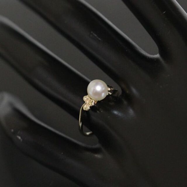 MIKIMOTO(ミキモト)のミキモト MIKIMOTO パール 7mm クローバー リング 13.5号 レディースのアクセサリー(リング(指輪))の商品写真