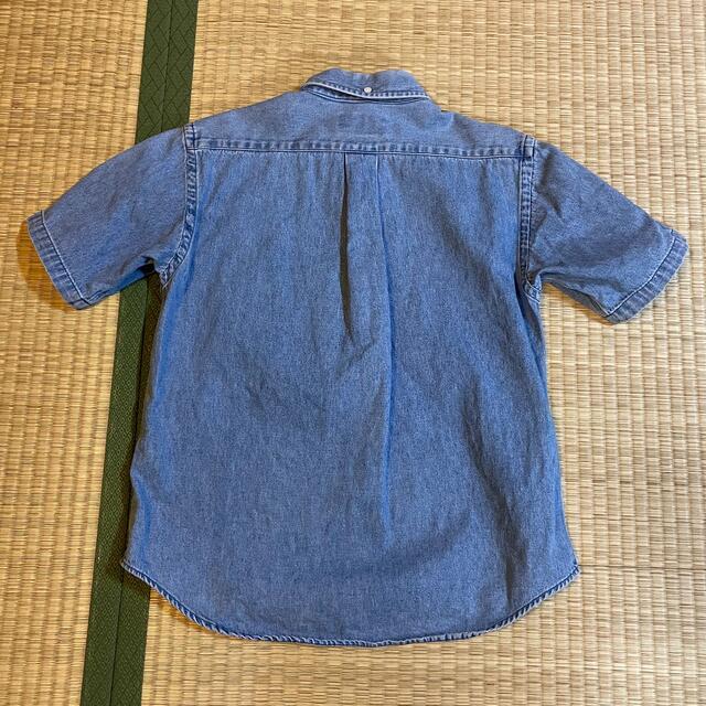 POLO RALPH LAUREN(ポロラルフローレン)のラルフローレン 半袖デニムシャツ プルオーバー ノースフェイス パタゴニア キッズ/ベビー/マタニティのキッズ服男の子用(90cm~)(Tシャツ/カットソー)の商品写真