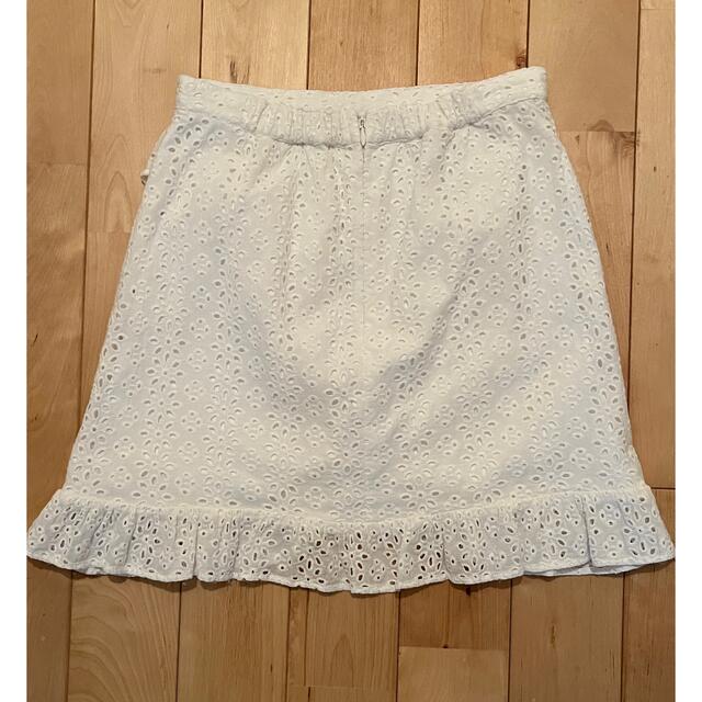 SNIDEL(スナイデル)のSNIDEL バリエーションラッフルフリル ミニスカート サイズ0 ホワイト レディースのスカート(ミニスカート)の商品写真