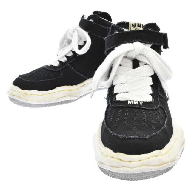 MIHARAYASUHIRO(ミハラヤスヒロ)のMIHARA YASUHIRO ミハラヤスヒロ WAYNE original sole washed canvas High-Top sneaker A08FW707 ワイン オリジナルソールキャンバスハイカットスニーカー メンズの靴/シューズ(スニーカー)の商品写真
