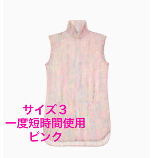 マメ(mame)のmame kurogouchi マメ　シアートップス サイズ３　ピンク　ユニクロ(Tシャツ(半袖/袖なし))