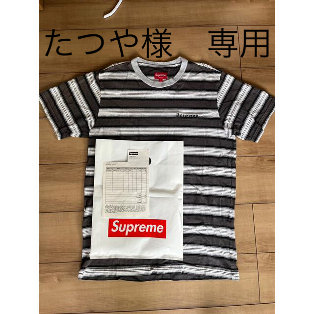 Supreme - SUPREME Shadow Stripe Tee Sサイズの通販 by ぽすんたこや