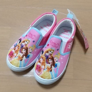 ディズニー(Disney)の新品　プリンセス　靴　スリッポン　スニーカー 18cm 17cm(スリッポン)