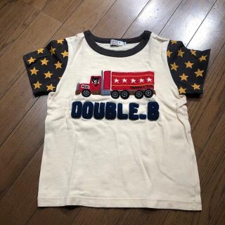 ダブルビー(DOUBLE.B)のダブルB ベージュ半袖　青長袖(Tシャツ/カットソー)