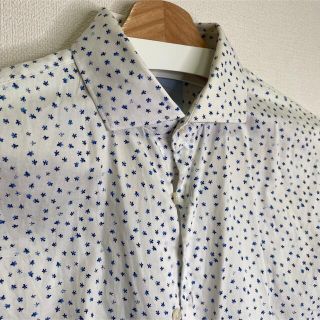 ザラ(ZARA)のZARA 柄シャツ 花柄 小花 古着(シャツ)