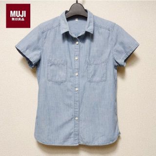 ムジルシリョウヒン(MUJI (無印良品))の美品　無印良品　レディース　半袖シャツ　M(シャツ/ブラウス(半袖/袖なし))