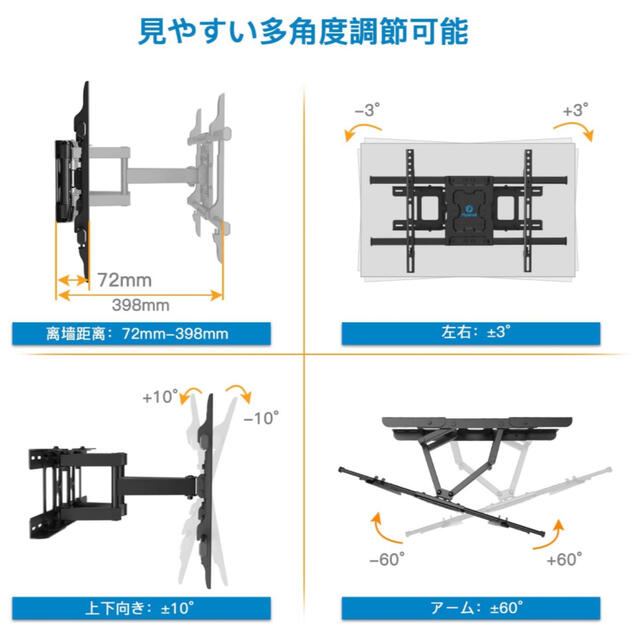 新品未開封　TV壁掛け金具