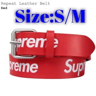 Supreme - 【S/Mサイズ】 Repeat Leather Belt supreme