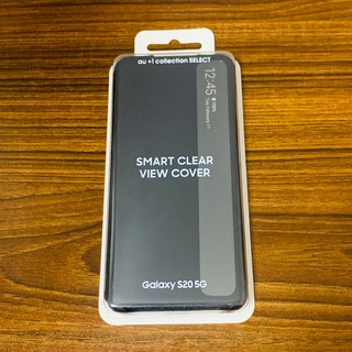 ギャラクシー(Galaxy)の【純正】GalaxyS20 5G SMART CLEAR VIEW COVER黒(モバイルケース/カバー)