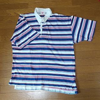 ヘインズ(Hanes)のメンズ　Hanesポロシャツ　中古品　Lサイズ(ポロシャツ)