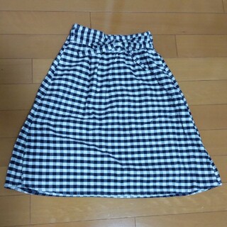 ジーユー(GU)のGU　ギンガムチェック　スカート　120size(スカート)