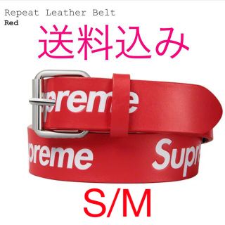 シュプリーム(Supreme)のsupreme Repeat Leather Belt サイズS/M(ベルト)