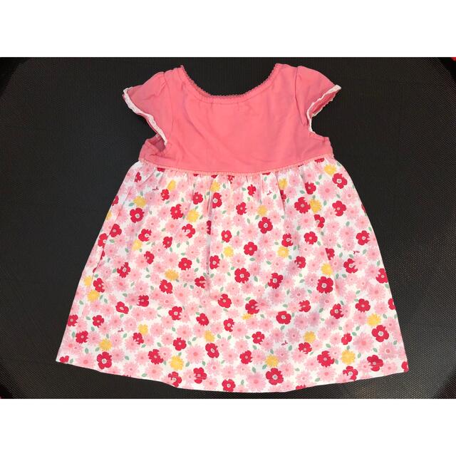 MIKIHOUSE 花柄ワンピース（90サイズ）ミキハウスワンピース キッズ/ベビー/マタニティのキッズ服女の子用(90cm~)(ワンピース)の商品写真