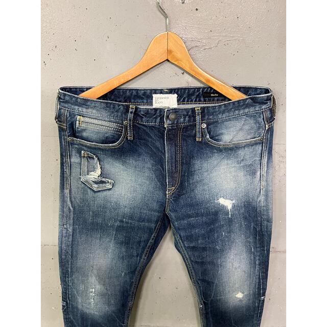 TAVERNITI SO JEANS ダメージリペア加工ストレッチデニム！日本製