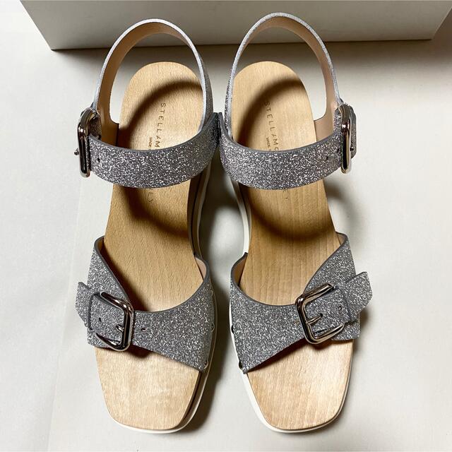 Stella McCartney(ステラマッカートニー)の新品未使用！送料込み★Stella McCartney★エリスグリッターサンダル レディースの靴/シューズ(サンダル)の商品写真