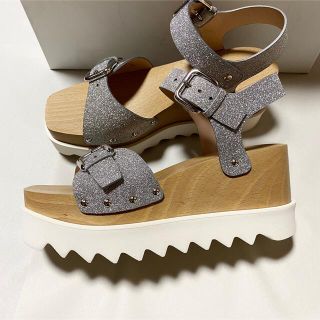 ステラマッカートニー(Stella McCartney)の新品未使用！送料込み★Stella McCartney★エリスグリッターサンダル(サンダル)