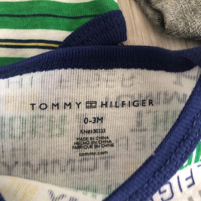 TOMMY HILFIGER(トミーヒルフィガー)のアメリカ購入トミーヒルフィガー 0〜3ヶ月ロンパース新生児セット未使用ラルフ キッズ/ベビー/マタニティのベビー服(~85cm)(ロンパース)の商品写真