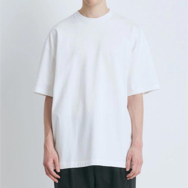 ATON エイトン オーバーサイズ 白Tシャツ 02サイズ