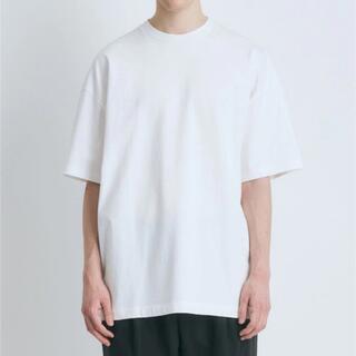 エイトン(ATON)のATON エイトン　オーバーサイズ　白Tシャツ　02サイズ(Tシャツ/カットソー(半袖/袖なし))