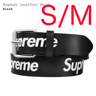 シュプリーム(Supreme)のsupreme 2022ss Repeat Leather Belt black(ベルト)