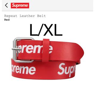 シュプリーム(Supreme)のSupreme Repeat Leather Belt Red(ベルト)