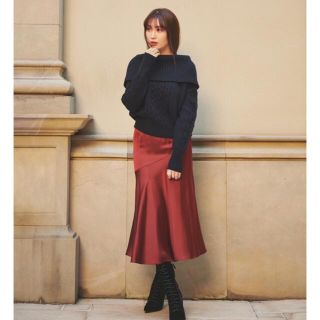 ハーリップトゥ(Her lip to)のherlipto Paneled Satin Midi Skirt(ロングスカート)