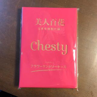 チェスティ(Chesty)の美人百花　5月号付録　チェスティ フラワーランドリーケース(ポーチ)