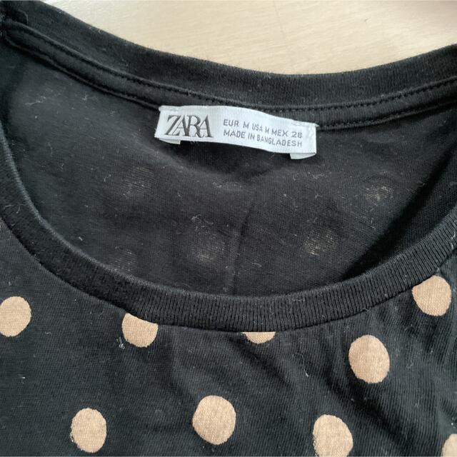 ZARA(ザラ)のザラ　Tシャツ　M レディースのトップス(Tシャツ(半袖/袖なし))の商品写真