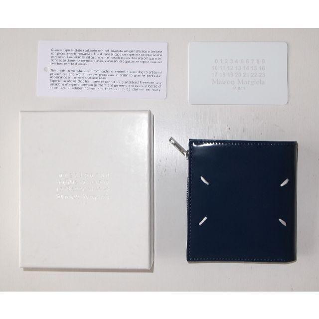 margiela マルジェラ 財布 wallet パテント navy 20AWメンズ