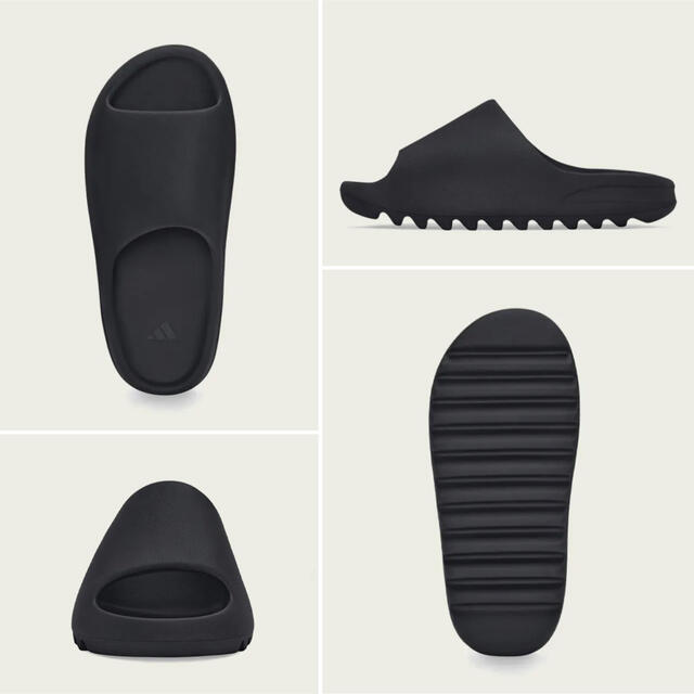 adidas(アディダス)の完売‼️adidas YEEZY SLIDE ONYX 27.5cm 新品 送込 メンズの靴/シューズ(サンダル)の商品写真